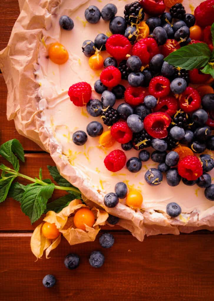 Sommerliche Beerentarte