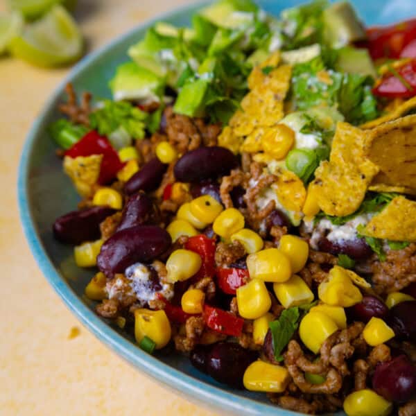 Tex-Mex Bowl mit Hackfleisch